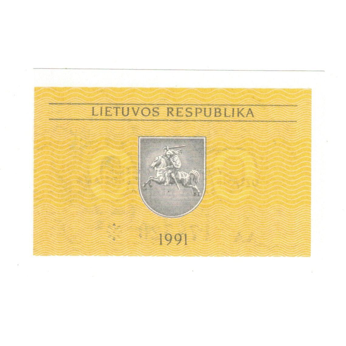 Billet, Lituanie, 0.20 Talonas, KM:30, NEUF