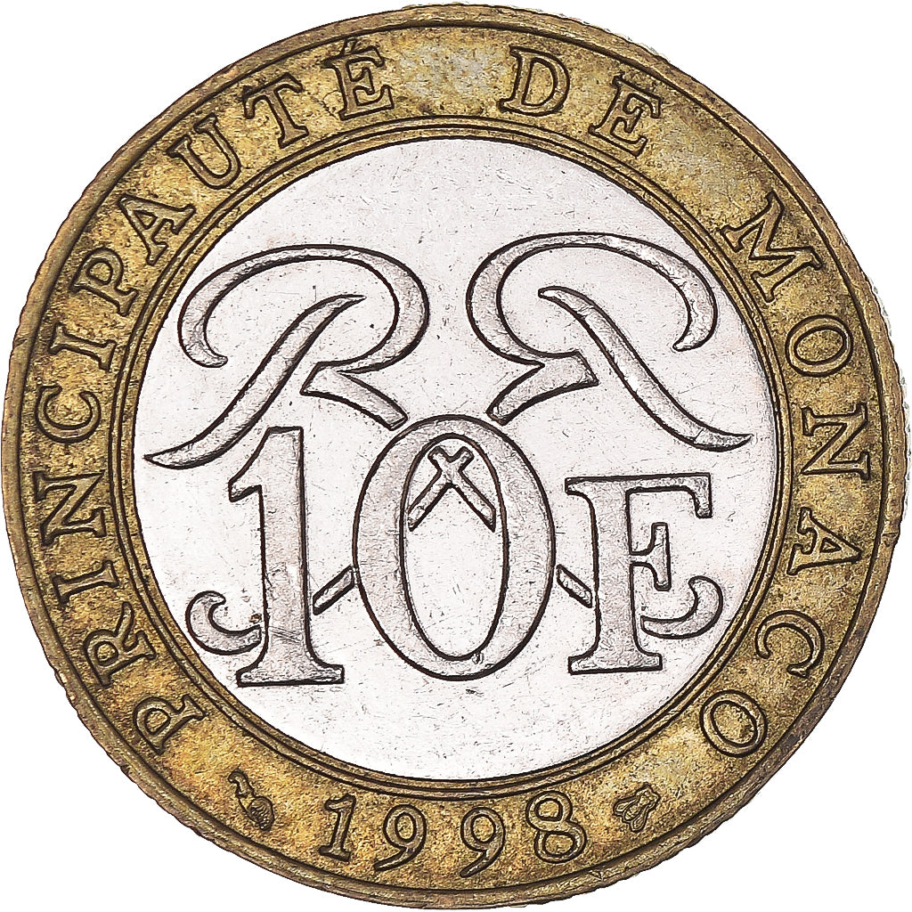 Coin, Monaco, 10 Francs, 1998