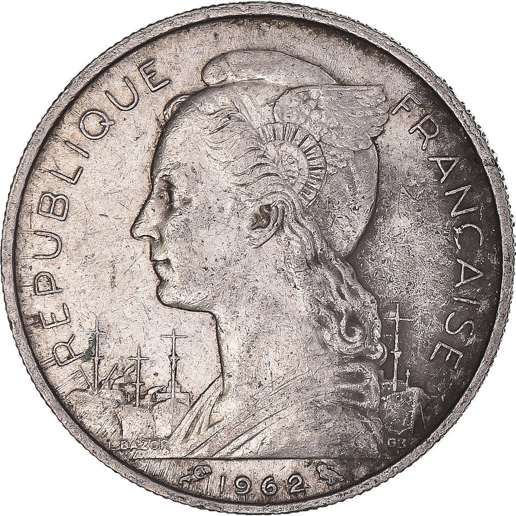 Moneda, La Reunión, 50 Francs, 1962