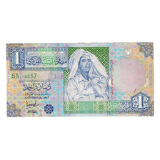 Banconote, Libia, 1 Dinar, 2002, KM:64a, BB