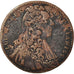 France, Token, Louis XV, Etats de Bourgogne, History, 1740, VF(20-25), Copper