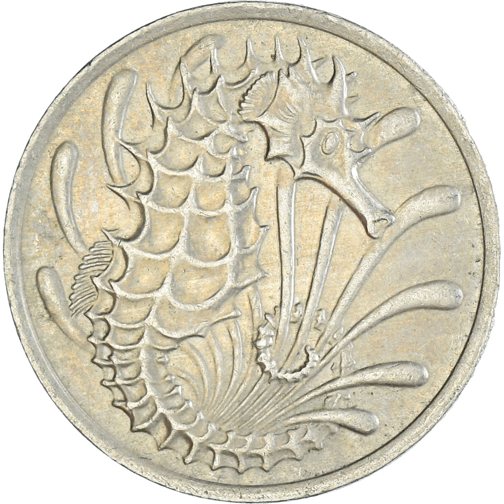 Moeda, Singapura, 10 Cents, 1983