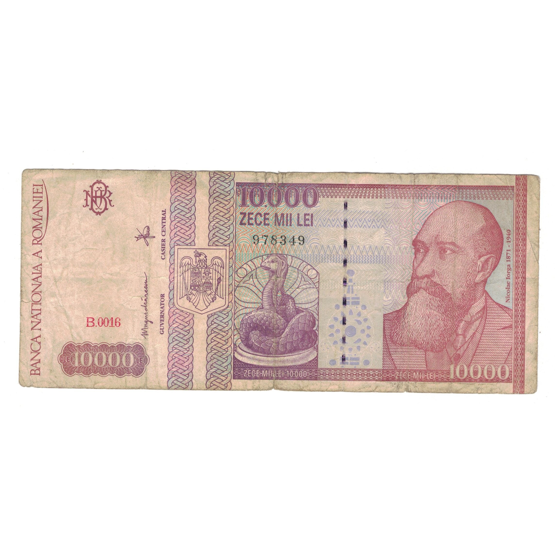 Banknote, Romania, 10,000 Lei, 1994, 1994-02, KM:105a, VF(30-35)