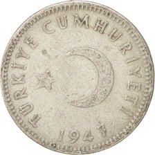 Turchia, Lira, 1947, BB, Argento, KM:883