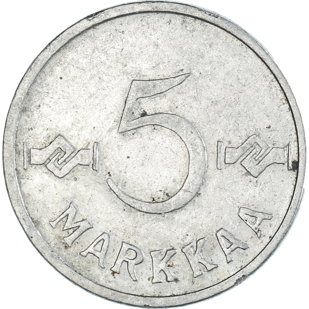 Coin, Finland, 5 Markkaa, 1956