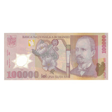 Banknote, Romania, 100,000 Lei, 2001, KM:114a, AU(50-53)