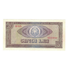 Banknote, Romania, 5 Lei, 1966, KM:93a, EF(40-45)