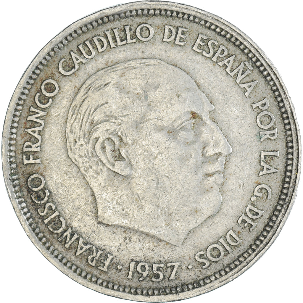 Moneta, Spagna, 25 Pesetas, 1958