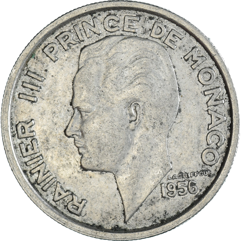 Moneta, Monaco, 100 Francs, Cent, 1956