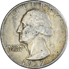 Coin, United States, Quarter, 1937