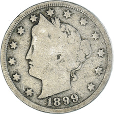 Coin, United States, 5 Cents, 1899