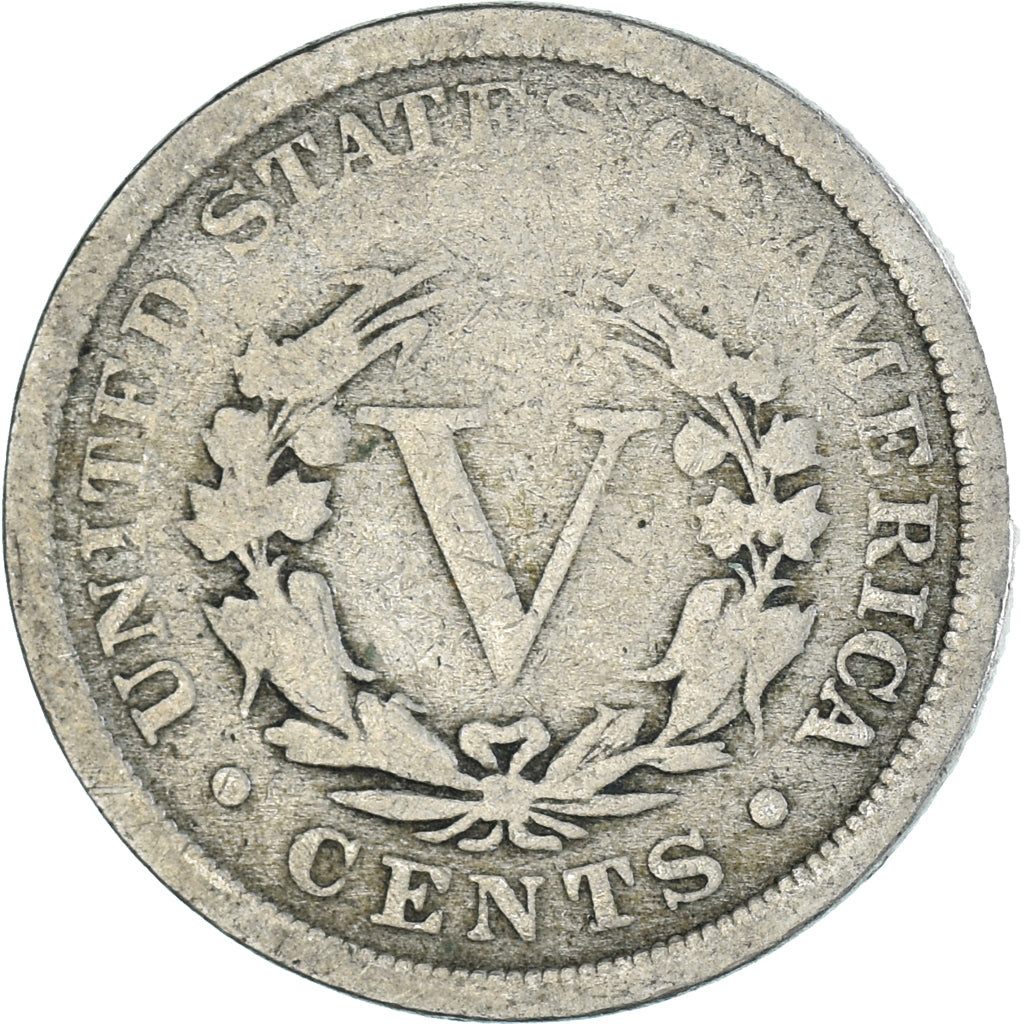 Coin, United States, 5 Cents, 1899