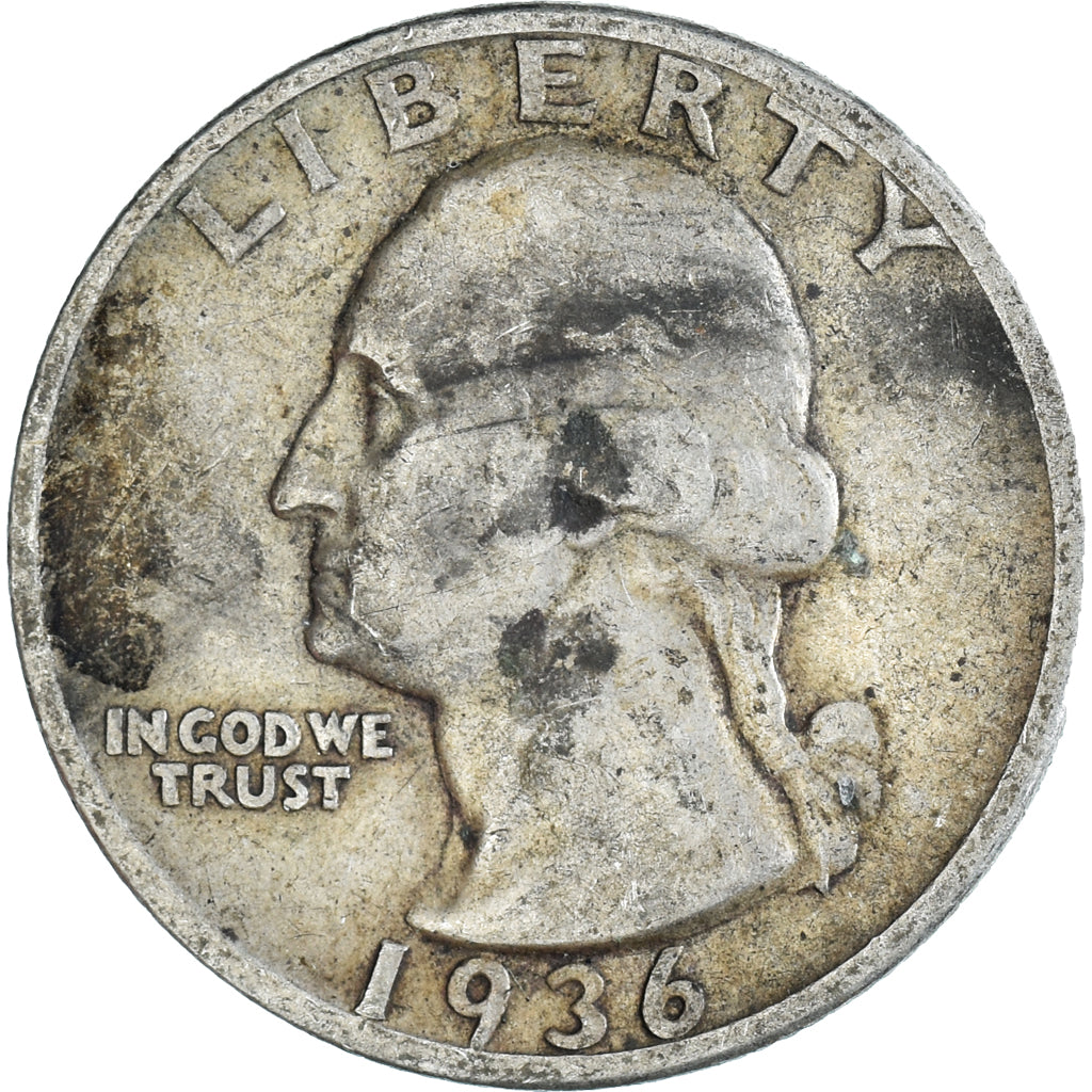 Coin, United States, Quarter, 1936