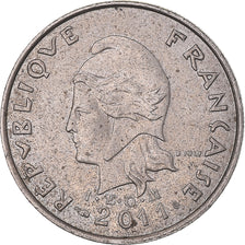 Moneta, Nowa Kaledonia, 10 Francs, 2011