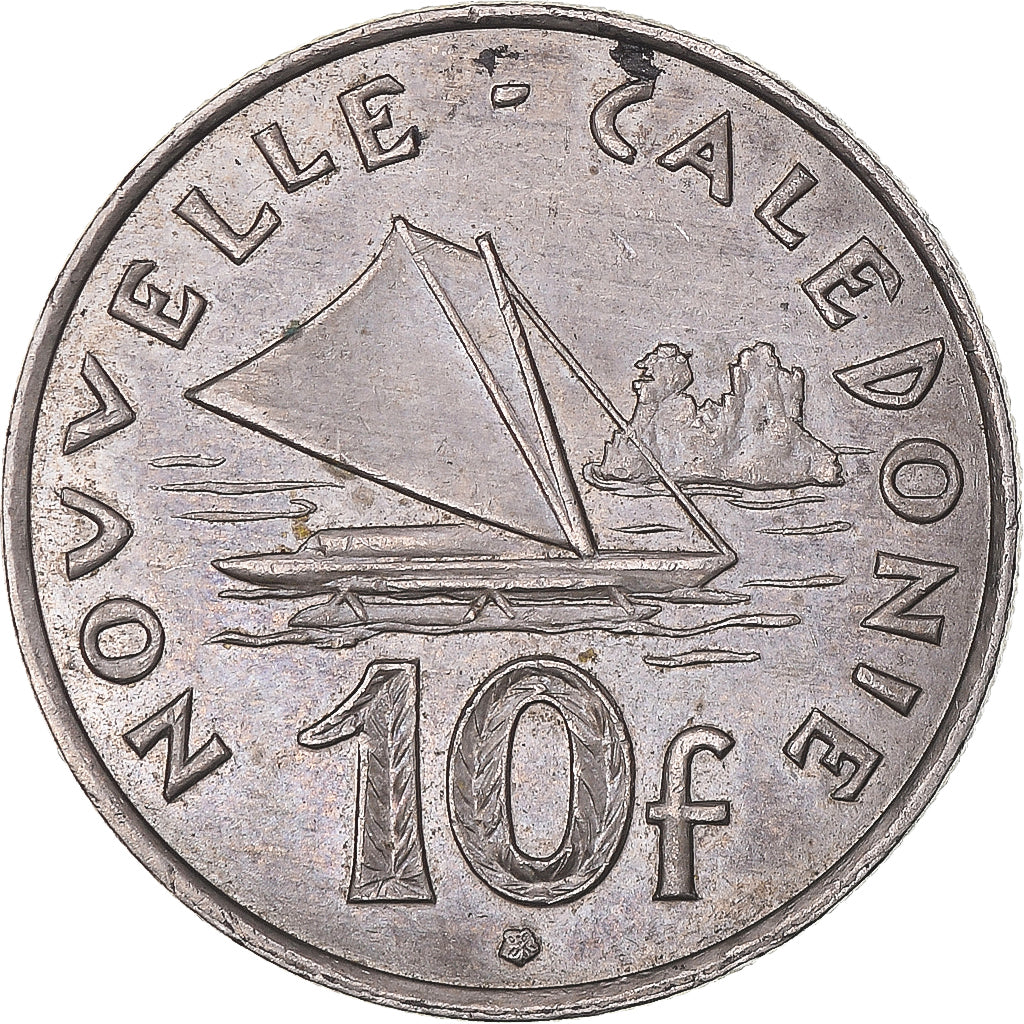 Coin, New Caledonia, 10 Francs, 2011