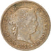 Spain, Isabel II, 40 Centimos, 1868, Madrid, KM:628.2, EF(40-45), Silver