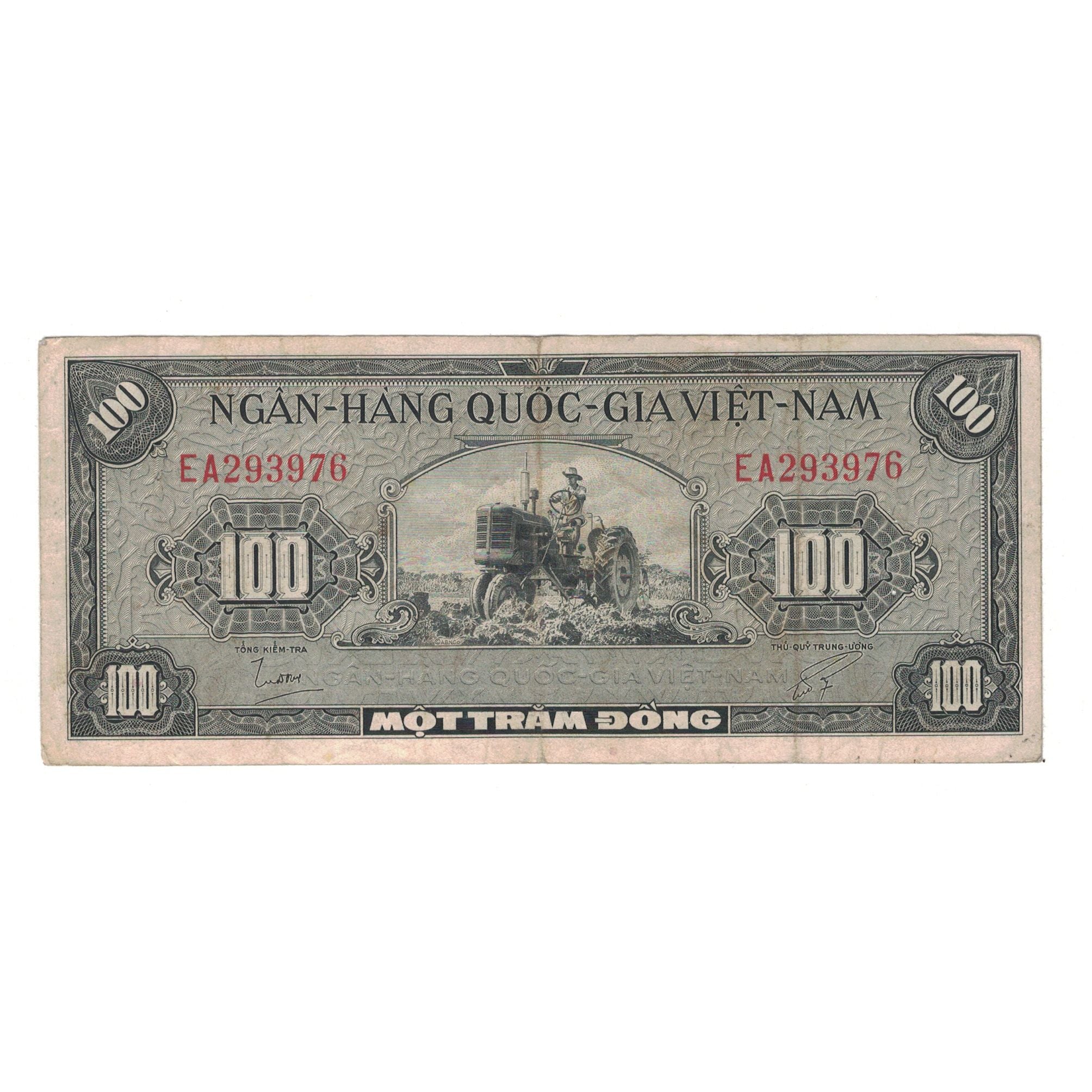 Banknote, Vietnam, 100 D<ox>ng, Undated (1946), KM:8a, VF(20-25)