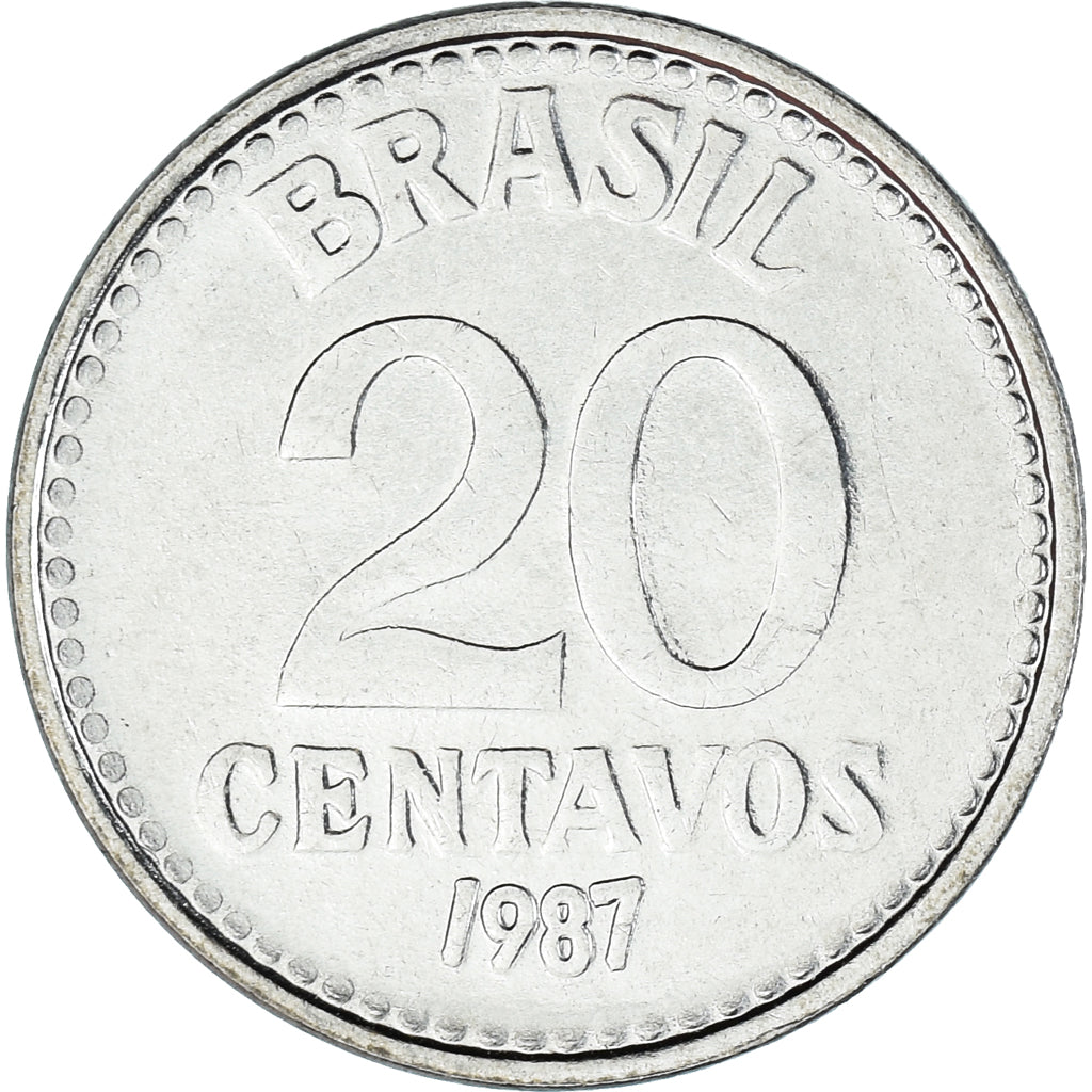 Moeda, Brasil, 20 Centavos, 1987