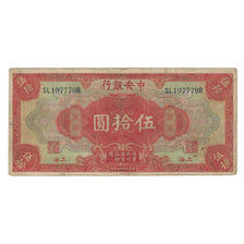 Billet, Chine, 50 Dollars, 1928, KM:198c, TB