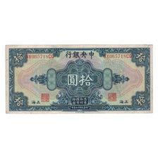 Banknote, China, 10 Dollars, 1928, KM:197d, VF(30-35)