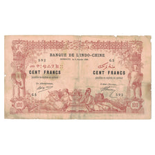 Banknote, French Somaliland, 100 Francs, KM:5, VG(8-10)