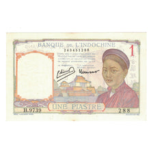 Banknote, FRENCH INDO-CHINA, 1 Piastre, Undated (1949), KM:54d, UNC(63)