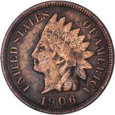 Coin, United States, Cent, 1906