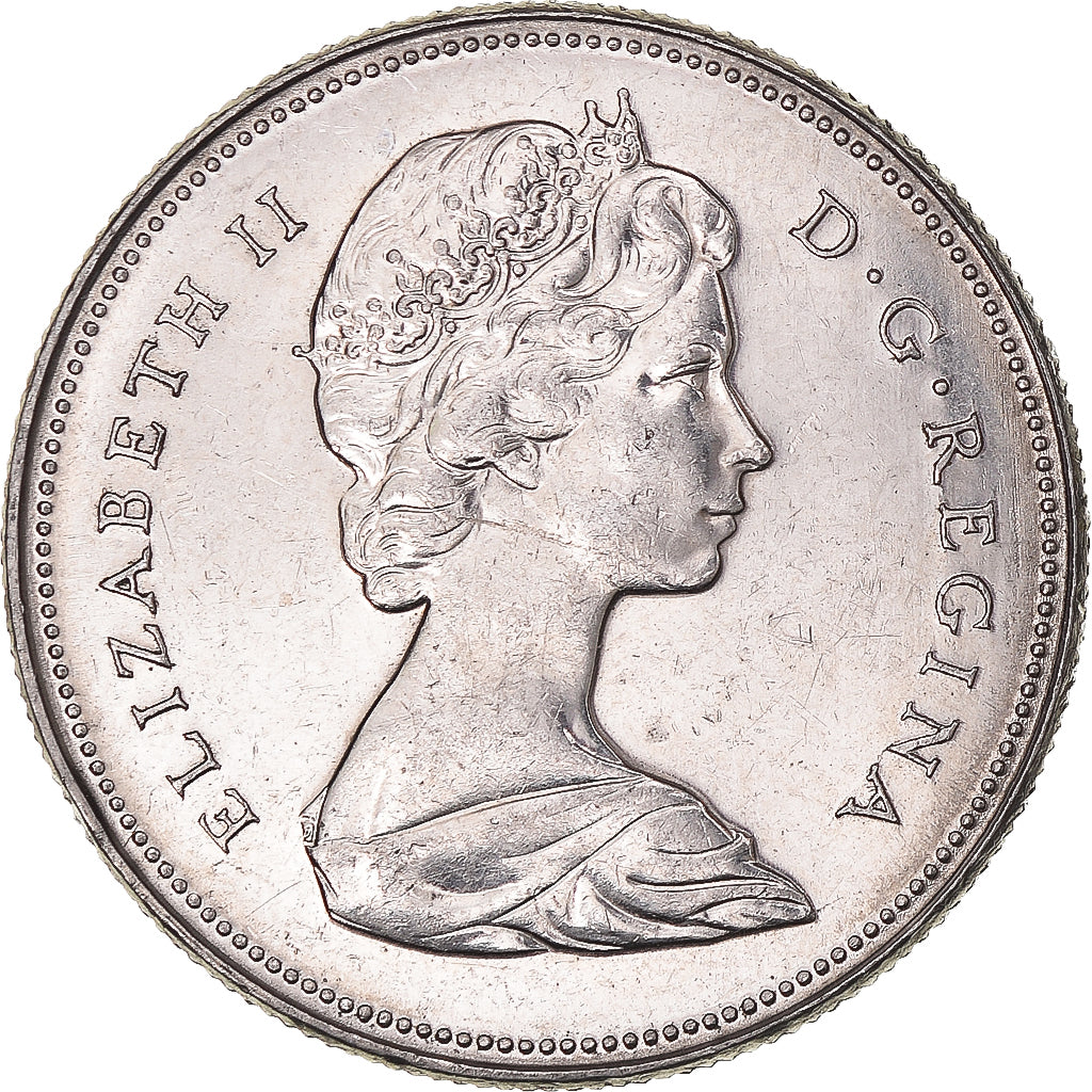 Coin, Canada, 50 Cents, 1968