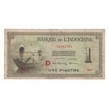 Banknote, FRENCH INDO-CHINA, 1 Piastre, undated (1945), KM:76b, VF(20-25)