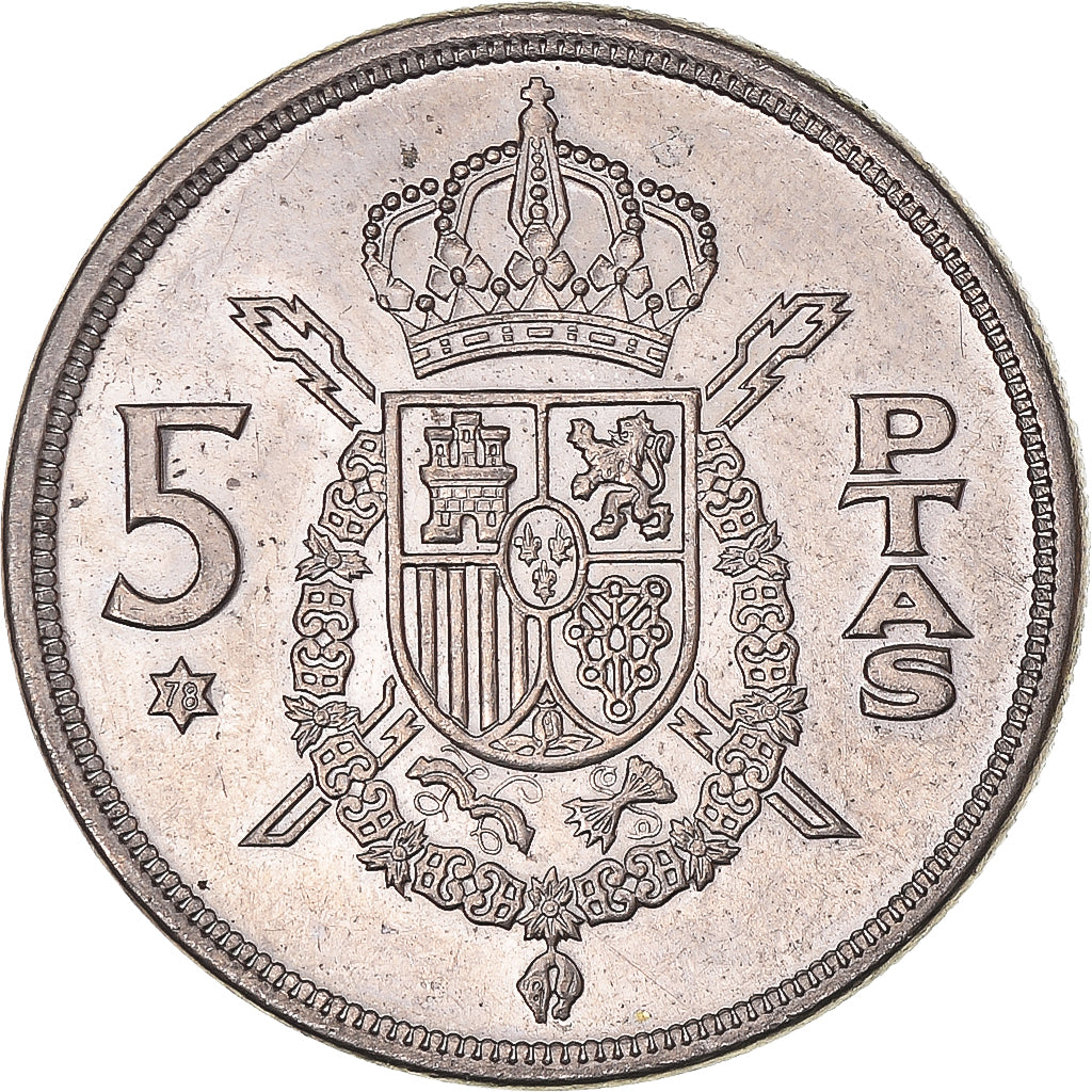 Monnaie, Espagne, 5 Pesetas, 1978