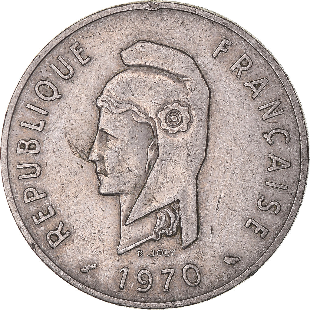 Moeda, TERRITÓRIO FRANCÊS DOS AFARS E ISSAS, 100 Francs, 1970