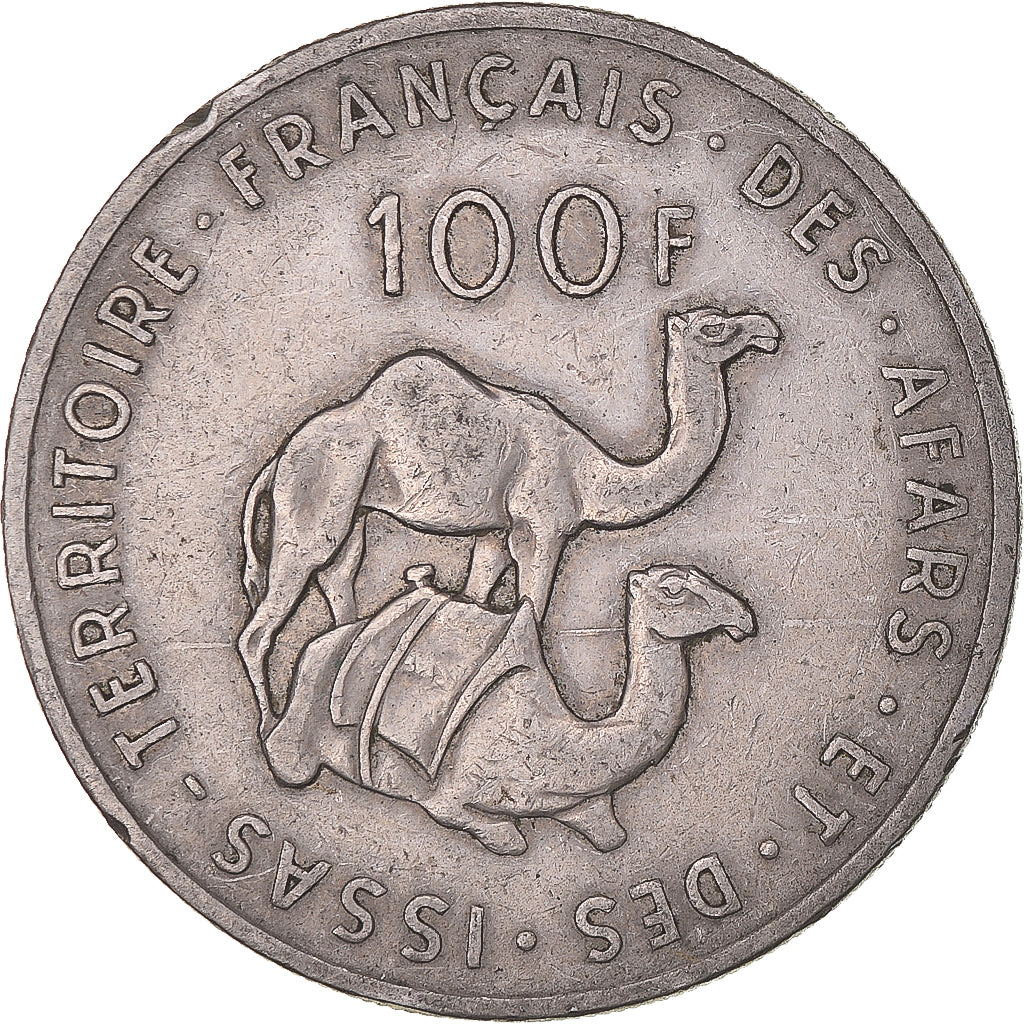 Moeda, TERRITÓRIO FRANCÊS DOS AFARS E ISSAS, 100 Francs, 1970