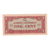 Banknote, MALAYA, 1 Cent, UNC(65-70)