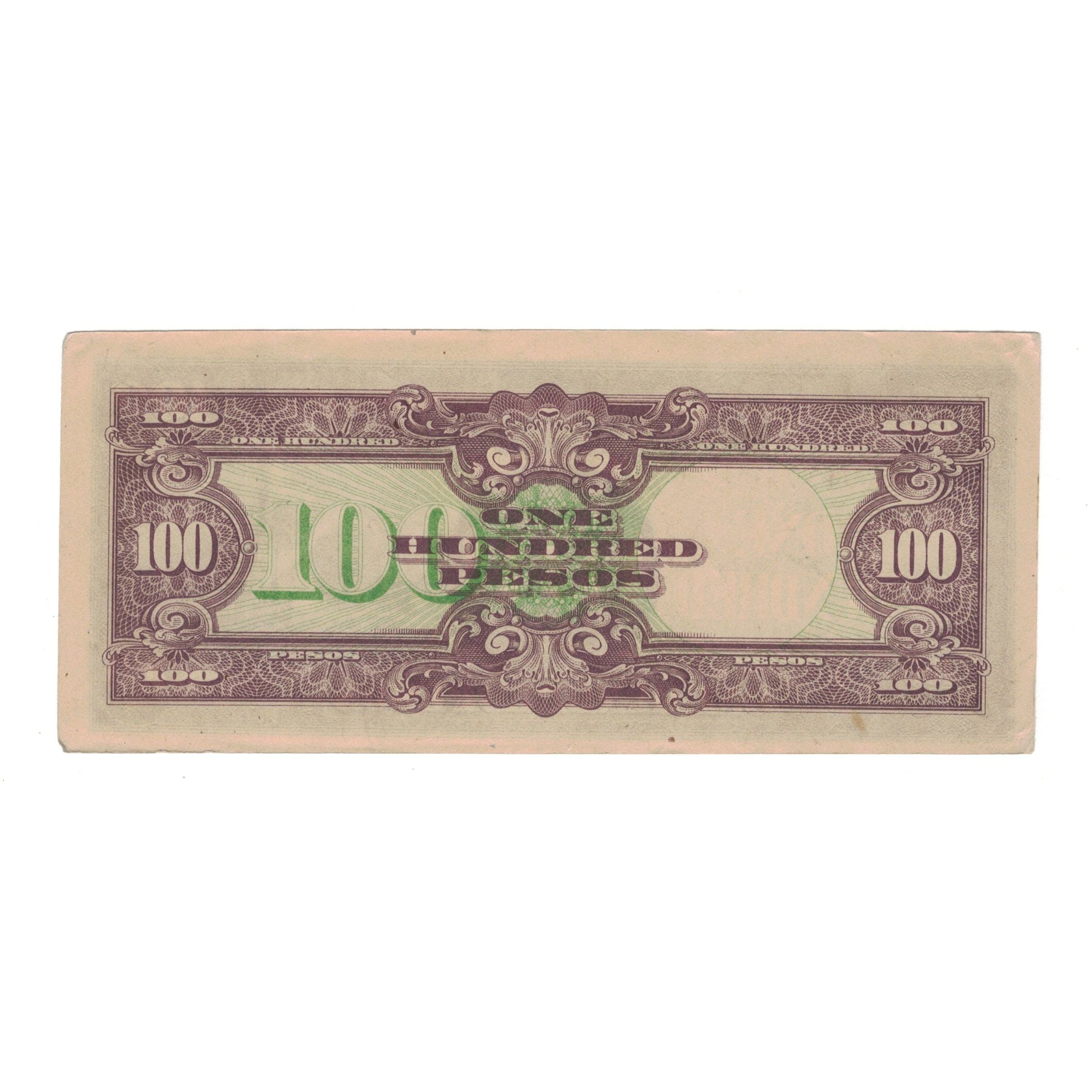Nota, Filipinas, 100 Pesos, Undated (1944), KM:112a, EF(40-45)