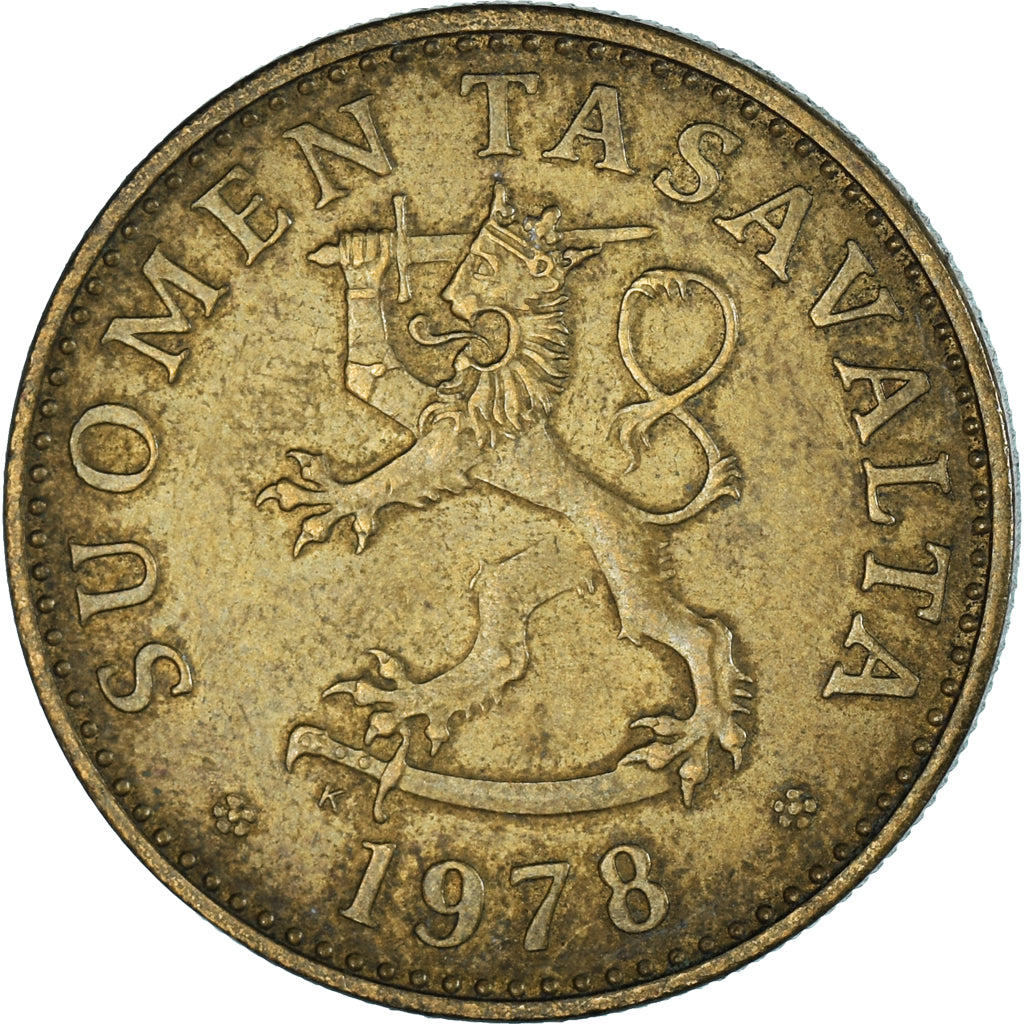 Münze, Finnland, 50 Penniä, 1978