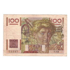 France, 100 Francs, Jeune Paysan, 1946, O.69, VF(30-35), Fayette:28.6, KM:128a