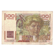 França, 100 Francs, Jeune Paysan, 1946, E.91, VF(30-35), Fayette:28.8, KM:128a