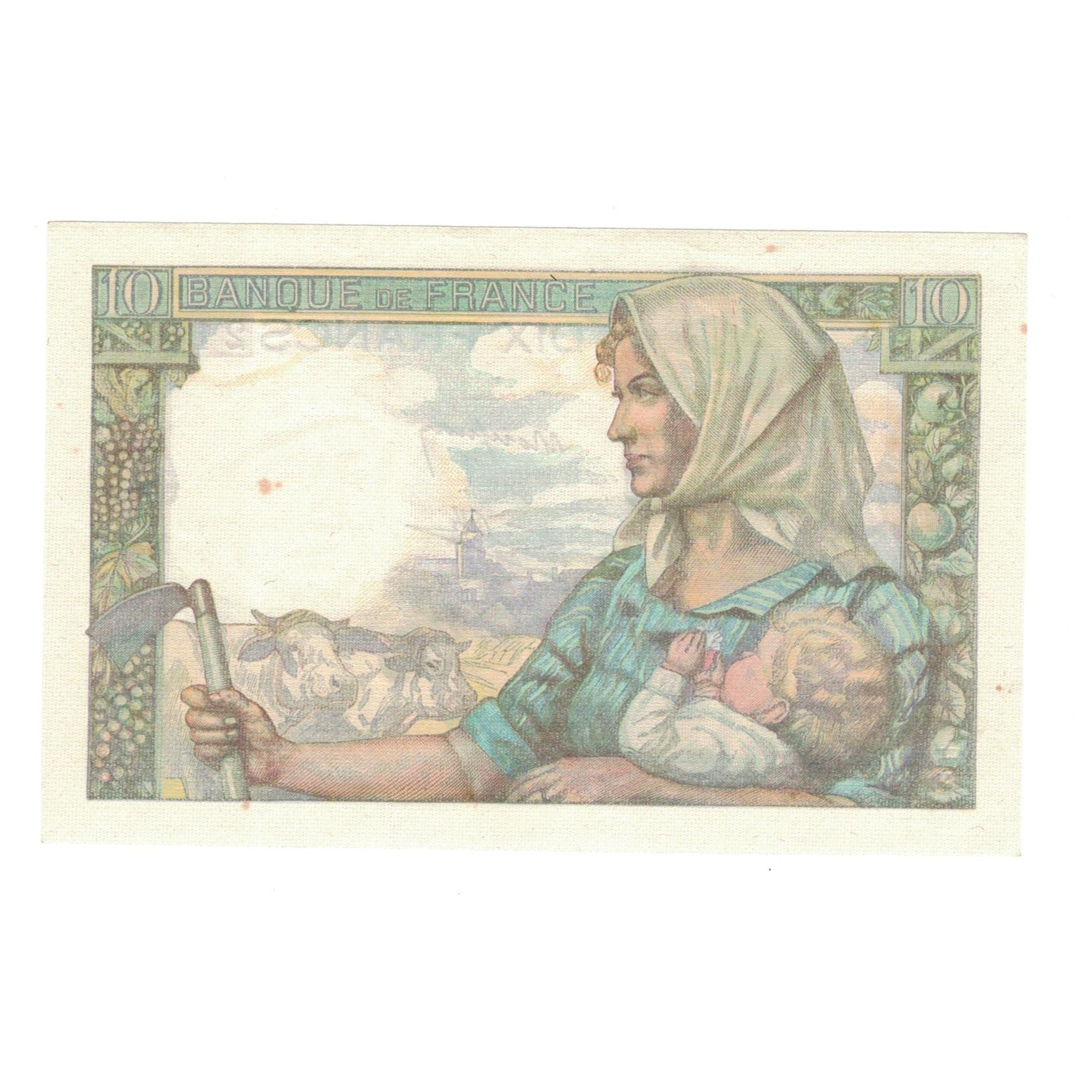 Francia, 10 Francs, Mineur, 1944, Z.73, BB+, Fayette:08.10, KM:99e