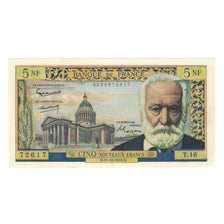 Frankrijk, 5 Nouveaux Francs, Victor Hugo, 1959, T.16, TTB+, Fayette:56.3