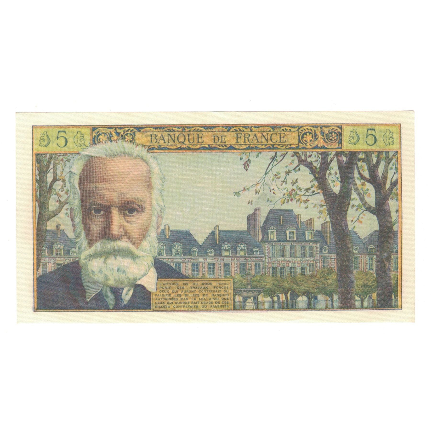 Frankrijk, 5 Nouveaux Francs, Victor Hugo, 1959, T.16, TTB+, Fayette:56.3