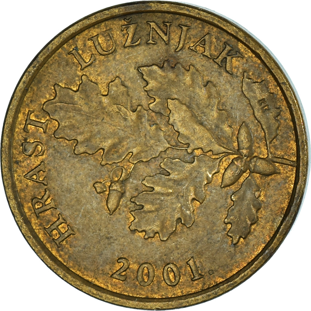 Moeda, Croácia, 5 Lipa, 2001