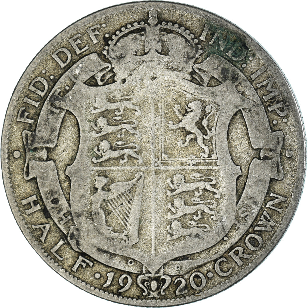 Moneda, Gran Bretaña, 1/2 Crown, 1920