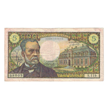 France, 5 Francs, Pasteur, 1970, S.119, VF(20-25), Fayette:61.12, KM:146b