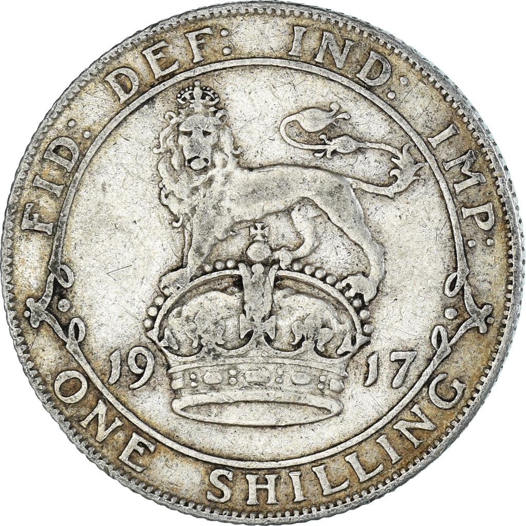 Moneda, Gran Bretaña, Shilling, 1917