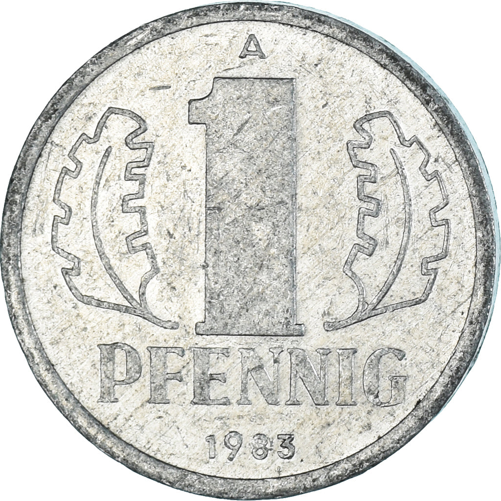 Coin, Germany - Democratic Republic, 1 Pfennig, 1983