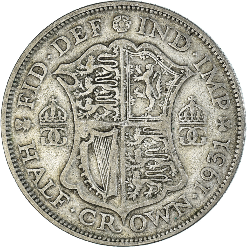 Munten, Groot Bretagne, 1/2 Crown, 1931