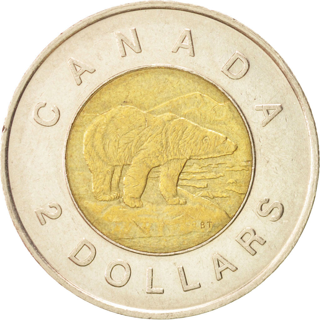 Canada, Elizabeth II, 2 Dollars, 1996, Royal Canadian Mint, EF(40-45)