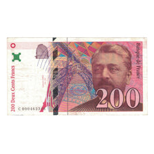 France, 200 Francs, Eiffel, 1995, C000463348, VF(30-35), Fayette:75.02, KM:159a