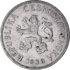 Coin, Czechoslovakia, 5 Korun, 1938