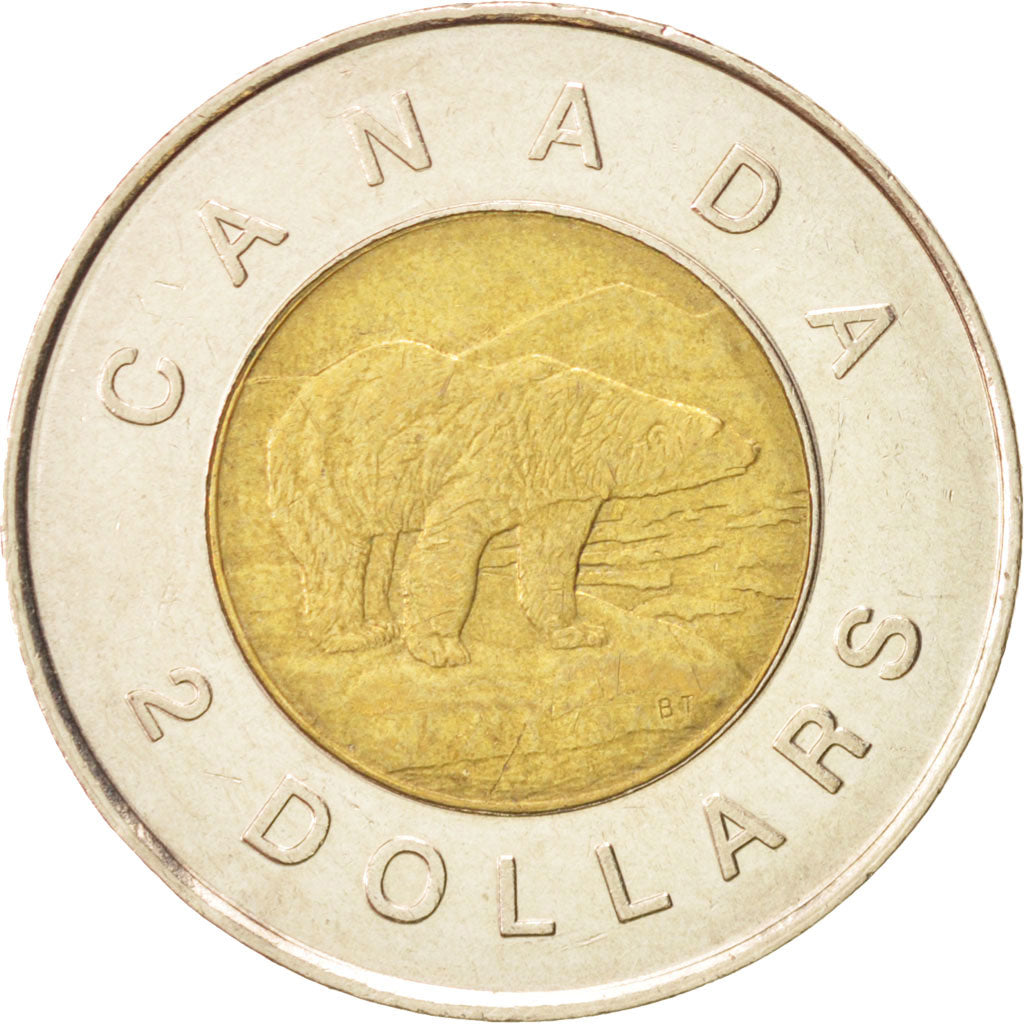 Canada, Elizabeth II, 2 Dollars, 1996, Royal Canadian Mint, EF(40-45)